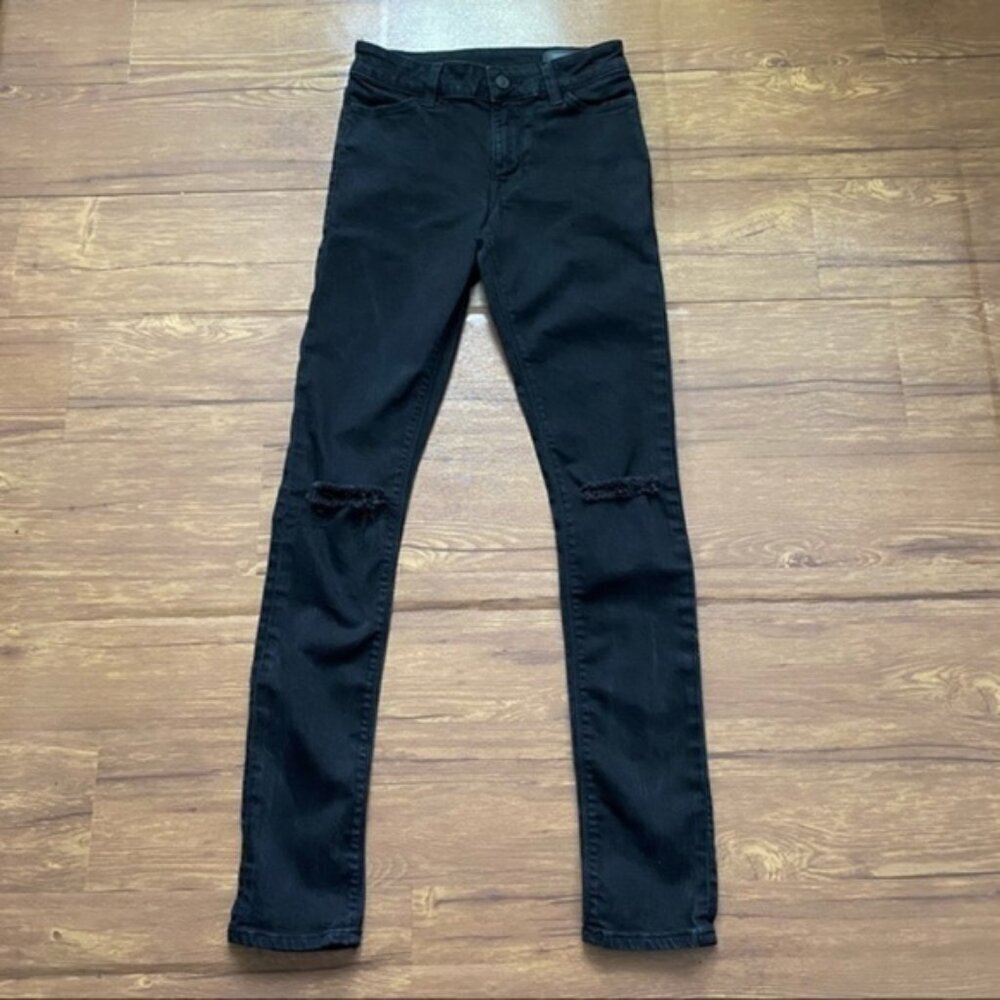 Asos Black Denim Jean Waist 26‎